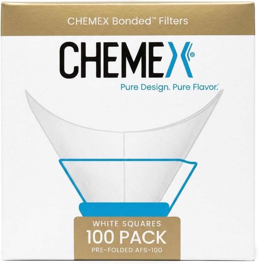Chemex papel filtro Plaza dobladas 100 piezas 5-10 tazas